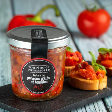 Grilled Pepper and Tomato Tartare